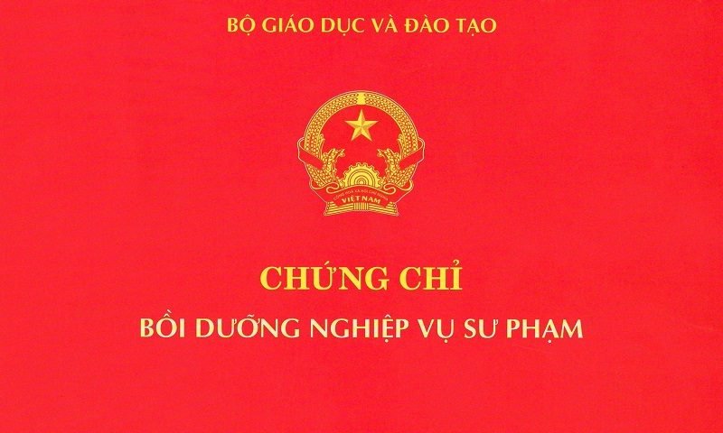 Chứng chỉ nghiệp vụ sư phạm