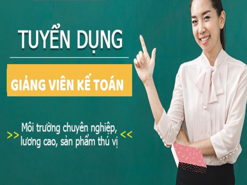 Nhu cầu tuyển giảng viên kế toán TPHCM rất cao