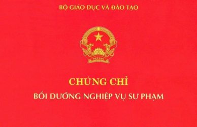 Chứng chỉ nghiệp vụ sư phạm