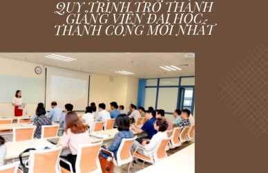 quy trình trở thành giảng viên đại học